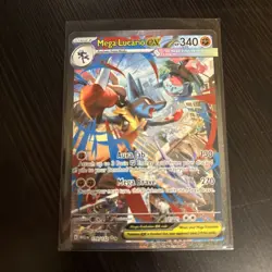 Pokemon ME01: Mega Evolution Mega Lucario ex 179/132 Special Illustration Rare - Image 1