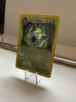Pokemon TCG Dark Golbat Holo Rare Near Mint Condition 7/82 Fossil Set WOTC - Image 1