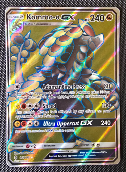 Pokemon Card - Kommo-O GX - SM Guardians Rising - Full Art - 141/145 - MP - Image 1