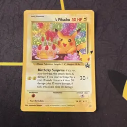 Pokemon TCG Birthday Pikachu #24 Celebrations 25th Anniversary - Image 1