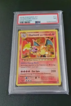 2016 Pokemon XY Evolutions Charizard Holo #11 PSA 7 - Image 1
