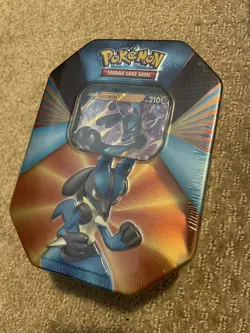Pokemon- 3 Tin Set V Forces Mew V, Galarian Slowbro V, Lucario V- 2021 Sealed - Image 2