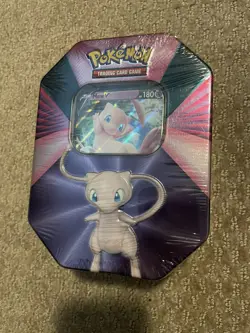 Pokemon- 3 Tin Set V Forces Mew V, Galarian Slowbro V, Lucario V- 2021 Sealed - Image 3