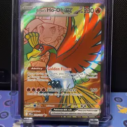 Pokemon Ethan's Ho-Oh ex Holo Ultra Rare SV10: Destined Rivals 209/182 NM - Image 1