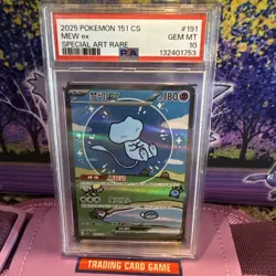 PSA 10 Gem Mint Pokemon Chinese Surprise Mew Ex 151C 191/151 SAR Holo - Image 1