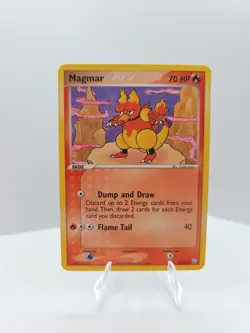 Pokemon TCG Magmar 44/109 EX Team Rocket Returns Uncommon Card - Image 1