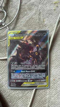Pokemon TCG Umbreon & Darkrai GX SM241 Tag Team NM/Mint Condition - Image 1