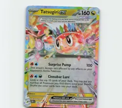 Tatsugiri ex - Double Rare SV08: Surging Sparks 142/191 NM Pokemon - Image 1