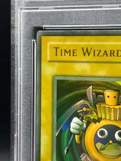 Yu-Gi-Oh! TIME WIZARD MRD-065 1st Ed PSA 9 MISPRINT FADED ERROR - Image 2