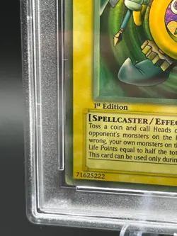 Yu-Gi-Oh! TIME WIZARD MRD-065 1st Ed PSA 9 MISPRINT FADED ERROR - Image 4