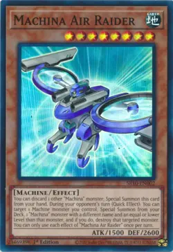 Machina Air Raider - SR10-EN002 - Super Rare - 1st Edition Lightly Played Struct - Image 1