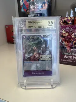 BGS 9.5 One Piece OP05-067 Zoro Juurou R English Judge Pack Vol.3 Roronoa PSA - Image 1