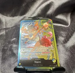 ALT' Nami OP11-041 L , foil, O.P.C. One Piece card, tag: nico robin - Image 5