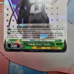 Nikke Weiss Schwarz - "R&D Shot" Dolla NIK/S117-E033 R - English - Image 4