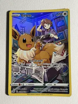 Pokemon TCG Eevee Trainer Gallery Card TG11/TG30 Brilliant Stars NM - Image 1