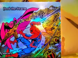Feed the Swarm mythic magic the gathering spider-man trading card singles - Image 5