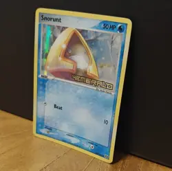 Pokemon TCG Snorunt EX Emerald 64/106 Holo Stamped Basic 50HP Card 2005 - Image 2