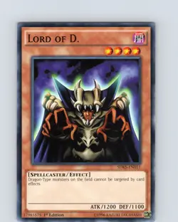 Yu-Gi-Oh TCG Lord Of D. SDKS-EN011 1st Edition Regular Common Card NM - Image 1