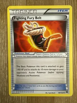 Fighting Fury Belt - 99/122 - Pokemon Breakpoint XY Uncommon Card LP - Image 1