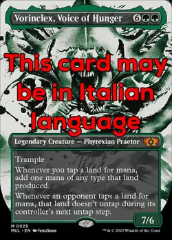 MTG VORINCLEX, VOICE OF HUNGER 29 EXC - VOCE DELLA FAME - MUL IT - MAGIC - Image 1