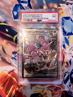 Pokemon TCG - Team Rocket's Nidoking ex 233/182 SIR Destined Rivals PSA 9 - Image 1