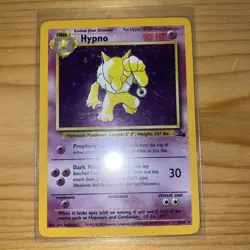 Hypno 8/62 Fossil Holo Rare Vintage Pokemon Card - Image 3