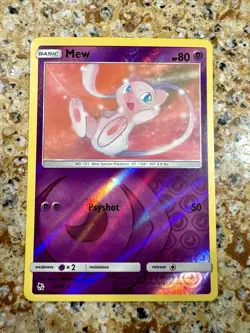 MEW 32/68 HIDDEN FATES REVERSE HOLO POKEMON TCG - Image 1