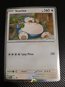 Pokemon Card - Snorlax SVP 122 - Twilight Masquerade Cosmos Holo Promo NM - Image 1