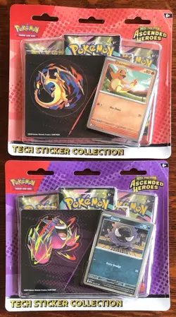 Pokemon TCG: Ascended Heroes Tech Sticker Collection Set ( 1 Of Each ) Sealed - Image 1