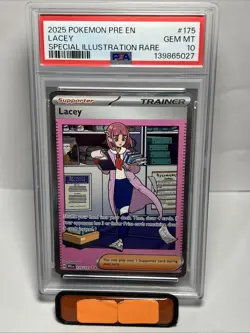 💎 POKEMON PRE EN-PRISMATIC EVOLUTIONS 175/131 LACEY SIR PSA 10 - Image 1