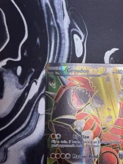 Pokemon TCG Groudon EX Full Art Holo Ultra Rare 150/160 XY Primal Clash EX LP++ - Image 3