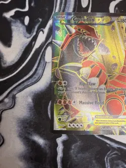 Pokemon TCG Groudon EX Full Art Holo Ultra Rare 150/160 XY Primal Clash EX LP++ - Image 4