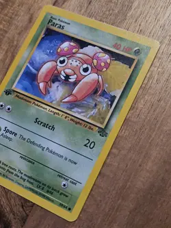 Paras 1st Edition NEAR MINT 59/64 Jungle Set | WOTC Vintage Pokemon TCG - Image 4