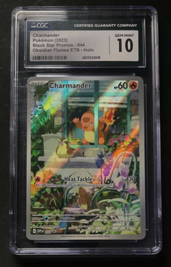 CGC 10 Charmander 044 Obsidian Flames Black Star Promo Pokemon TCG - Image 1