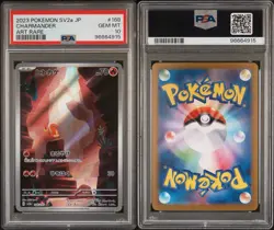 PSA 10 2023 Pokemon Charmander Art Rare #168 SV2a JP Japanese Gem Mint - Image 3