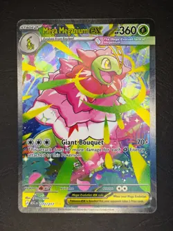 Mega Meganium EX 272/217 SIR Illustration Rare Pokemon Ascended Heroes Near Mint - Image 1
