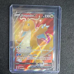 Pokemon Dragonite V Evolving Skies Ultra Rare Full Art Basic Dragon HP 230 191/… - Image 1