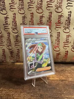 2023 Pokemon Mew EN-151 ultra Rare #195 Daisy's Help PSA 8 - Image 2