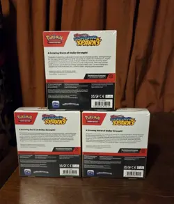 Pokemon TCG Surging Sparks Booster Bundle New Sealed (LOT OF 3) - Image 2
