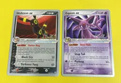 Pokemon - Umbreon EX 112/115 + Espeon EX 102/115 - World Championships 2006 SET - Image 1