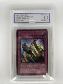 Solemn Judgment MRD-127 Metal Raiders Unlimited MRD-127 Graded 8.5 - Image 1