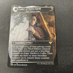 MTG Dracula the Voyager Innistrad: Crimson Vow Borderless Card LP - Image 2