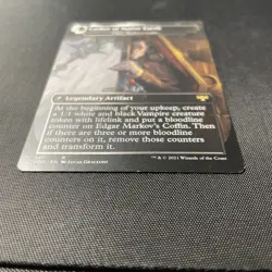 MTG Dracula the Voyager Innistrad: Crimson Vow Borderless Card LP - Image 3