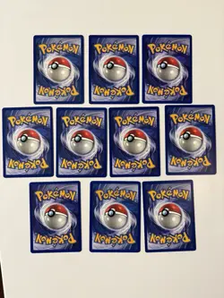 Fossil Lot of 10 Vintage Pokemon TCG Cards LP-MP No Duplicates Haunter/Gastly+ - Image 2