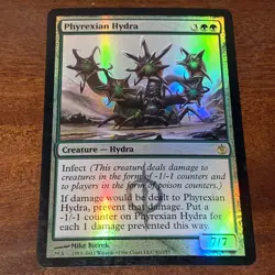 Phyrexian Hydra 85 Mirrodin Besieged FOIL MTG TCG CARD NM - Image 1