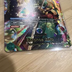 Bandai One Piece CCG Roronoa Zoro PRB02-006 Promo Holo Super Rare Card - Image 4