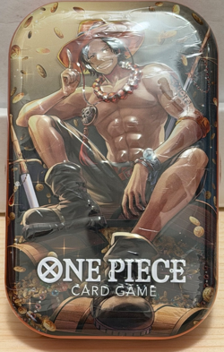 One Piece Card Game Mini-Tin Pack Set Vol.2 SEALED Portgas D. Ace - Image 1