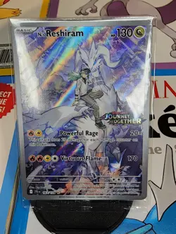 Pokemon TCG N's Reshiram Stamped Illustration Rare Promo Card 167/159 Sealed - Image 1