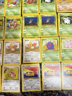 Pokemon TCG Jungle Set 42 Card Lot Persian Oddish Paras Rhyhorn Meowth Wizards - Image 3