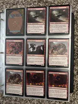 Wizards Magic: The Gathering Card Lot Binder M20 M21 MOM LCI Etali Swords - Image 1